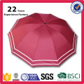 Новые горячие продажи бесплатный образец Китай Производитель специальной ткани Материал Руководство по безопасности 3 раза светоотражающие зонтик